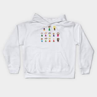 Cute doodle kids Kids Hoodie